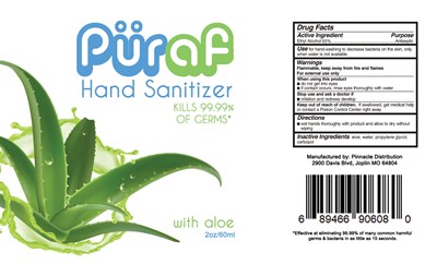 Puraf Gel Label White (Puraf Gel Label White)